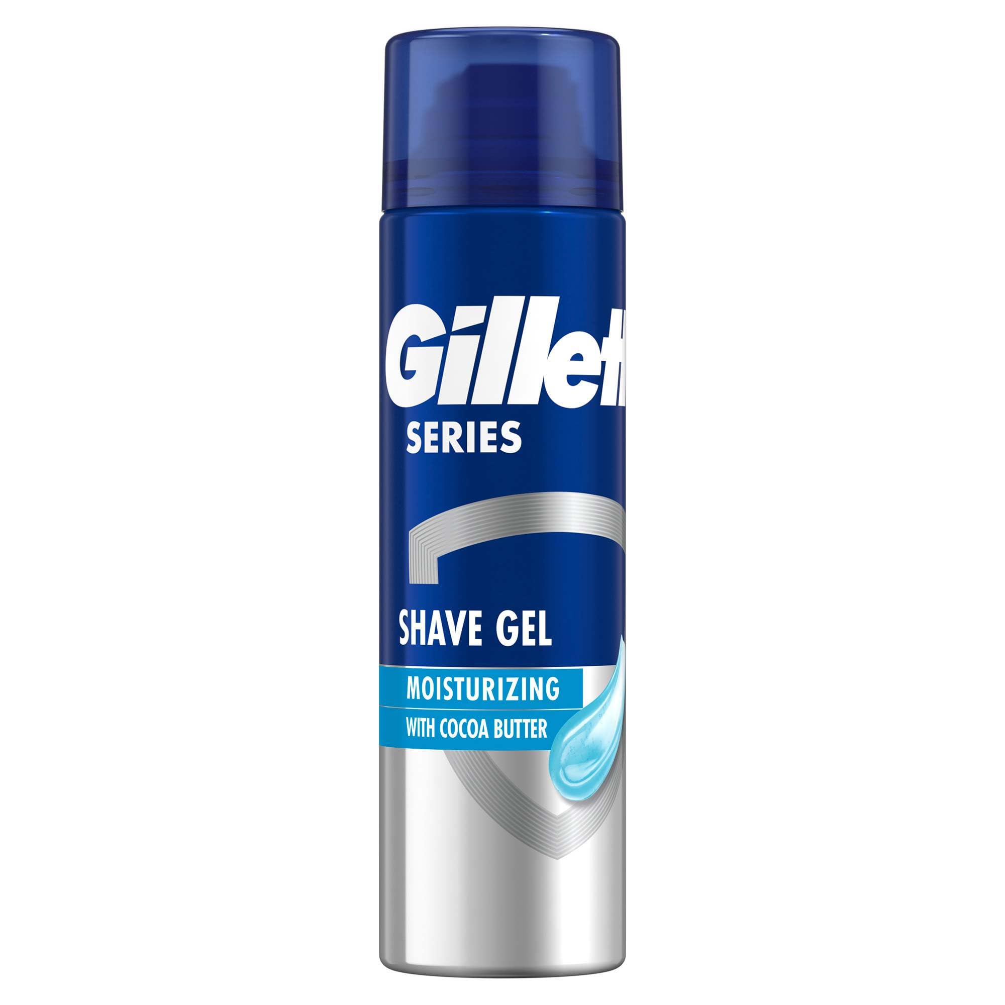 GILLETTE SHAVE GEL-200ml -MOIST WITH COCOA BUTTER (SKU #14177)