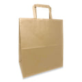 12x7x12 KRAFT PAPER HANDLE BAG (250ct) LARGE BISTRO (SKU #60498)