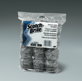 84CC M STAINLESS STEEL SCRUBBER SPONGE SCOTCH BRITE (6/12CS) (SKU #70351)