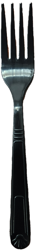 #P2FB FORK BLACK HEAVY 1M (SKU #70216)