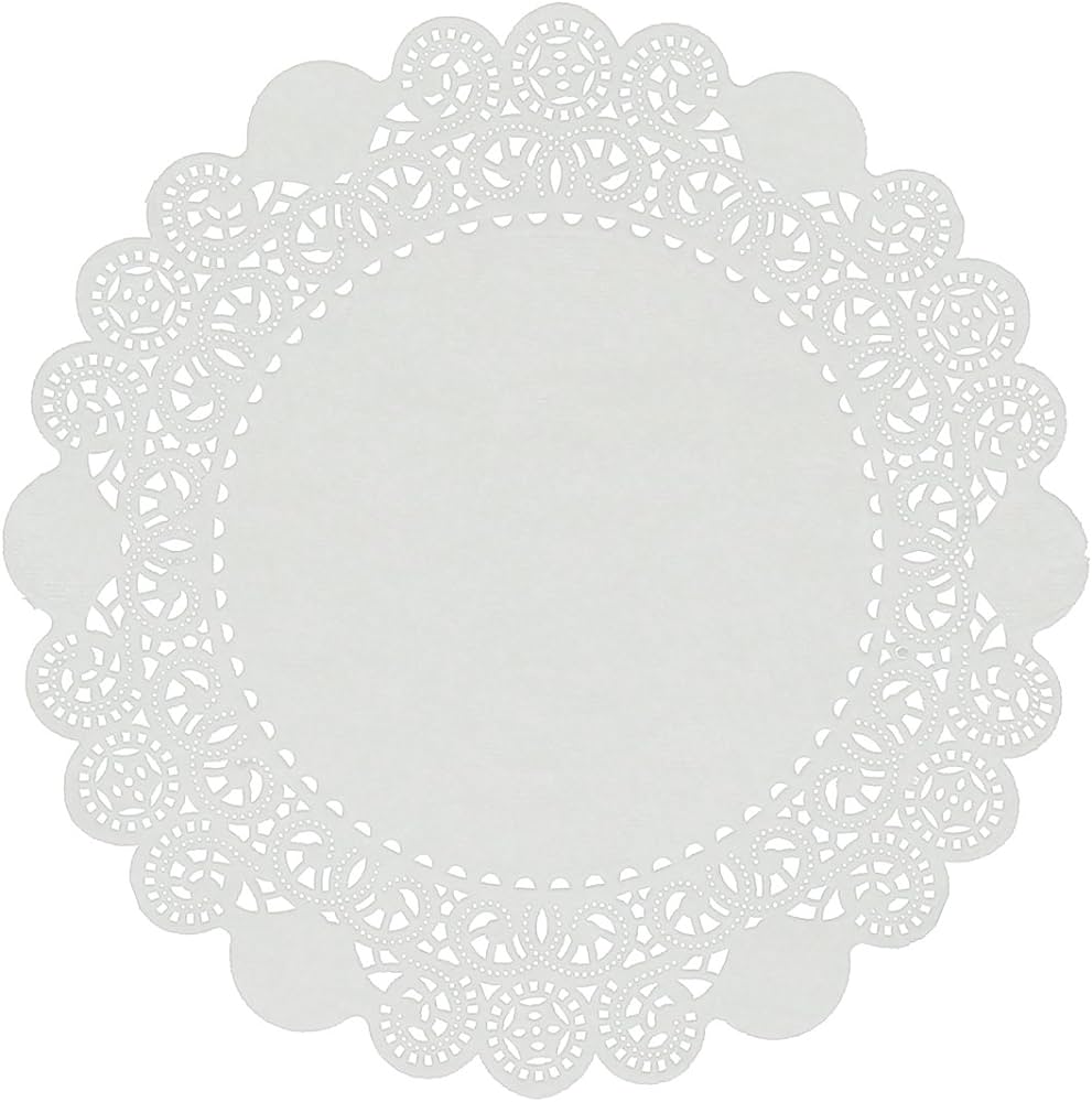 8" DOILY LACE (500PC) (SKU #70148)