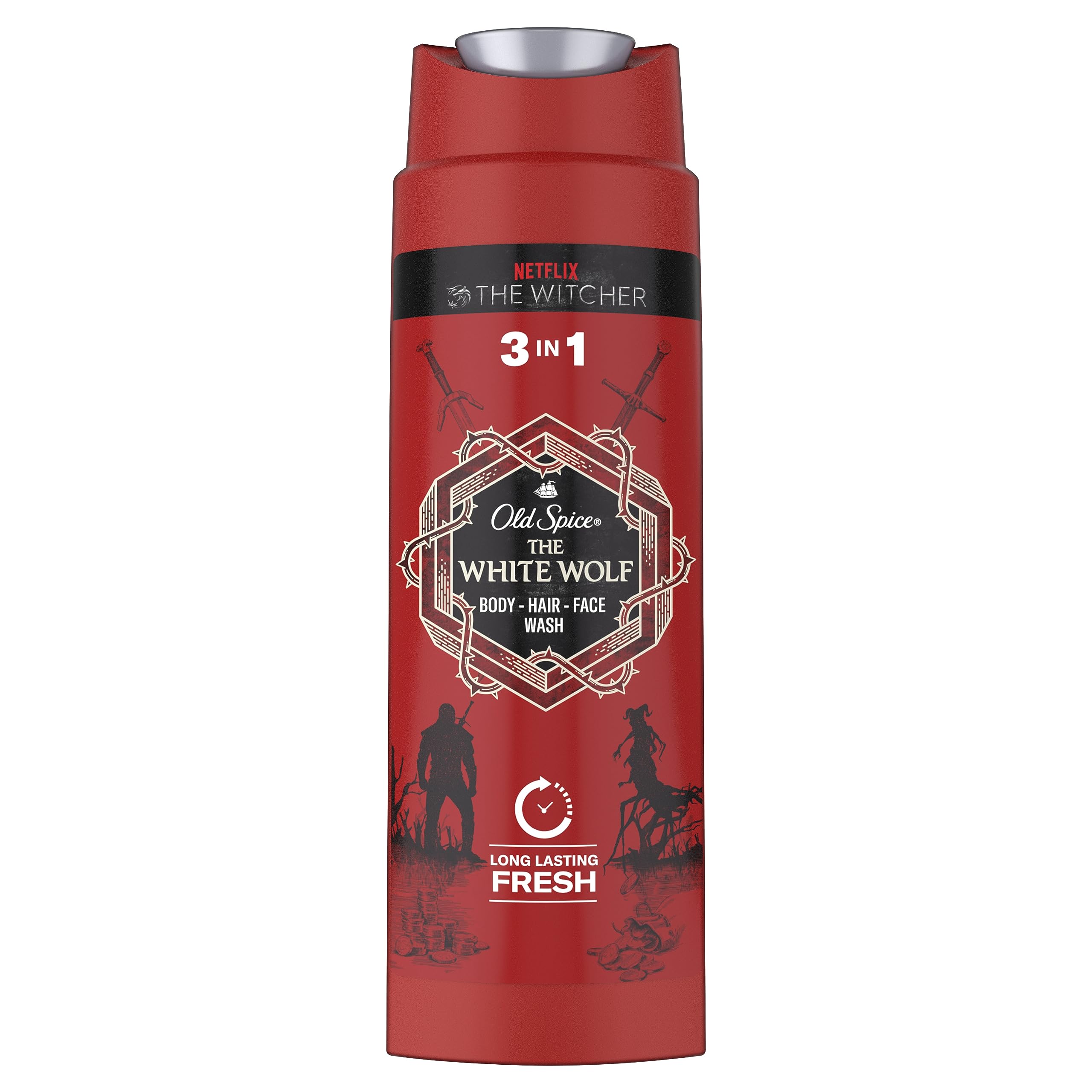 OLD SPICE SHOWER GEL WHITE WOLF 3 IN1-400ml (SKU #61022)