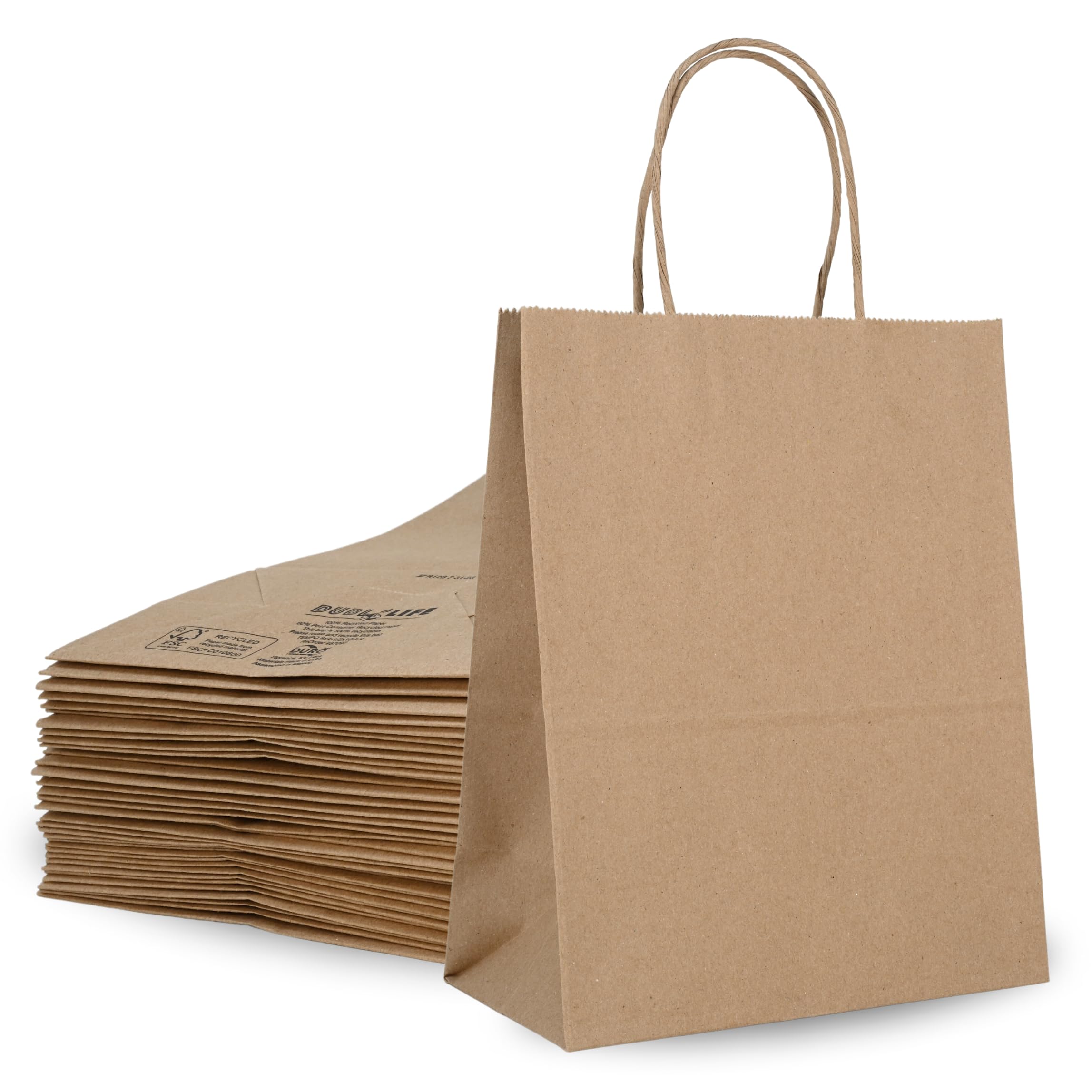 8x4.5x10 TINY PAPER HANDLE BAG (250pc) (SKU #70585)