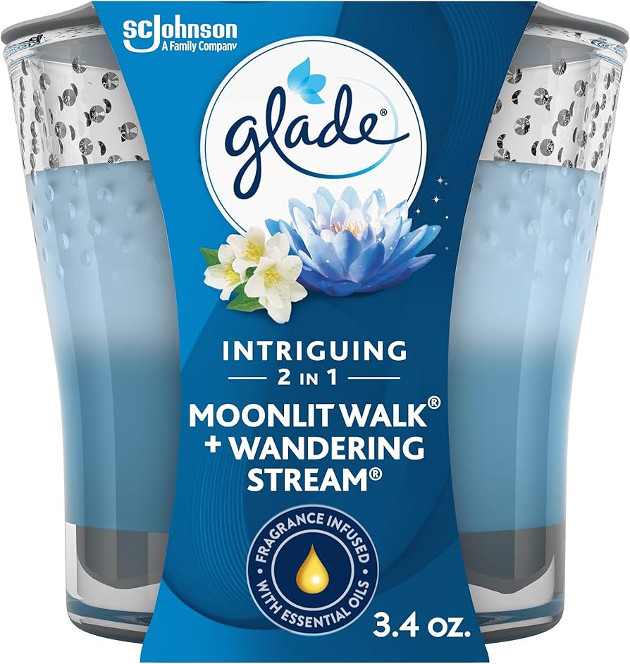 GLADE CANDLE - 4.08oz MOONLITWALK (SKU 62442) - Fraterra Home powered by KB Logistics & Distribution LLC