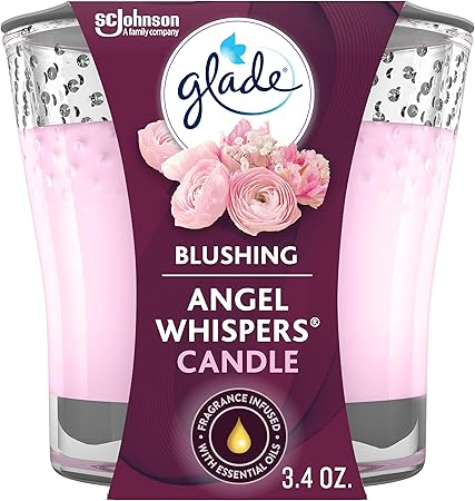 GLADE CANDLE -ANGEL  WHISPERS 4.08oz (SKU #13592)