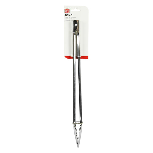 TK #86868 BBQ TONG 1PC 16" STAINLESS STEEL (SKU #78700)