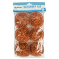 NUVALU 89722 SCRUBBER 6PC MESH COPPER (SKU 12019) - Fraterra Home powered by KB Logistics & Distribution LLC