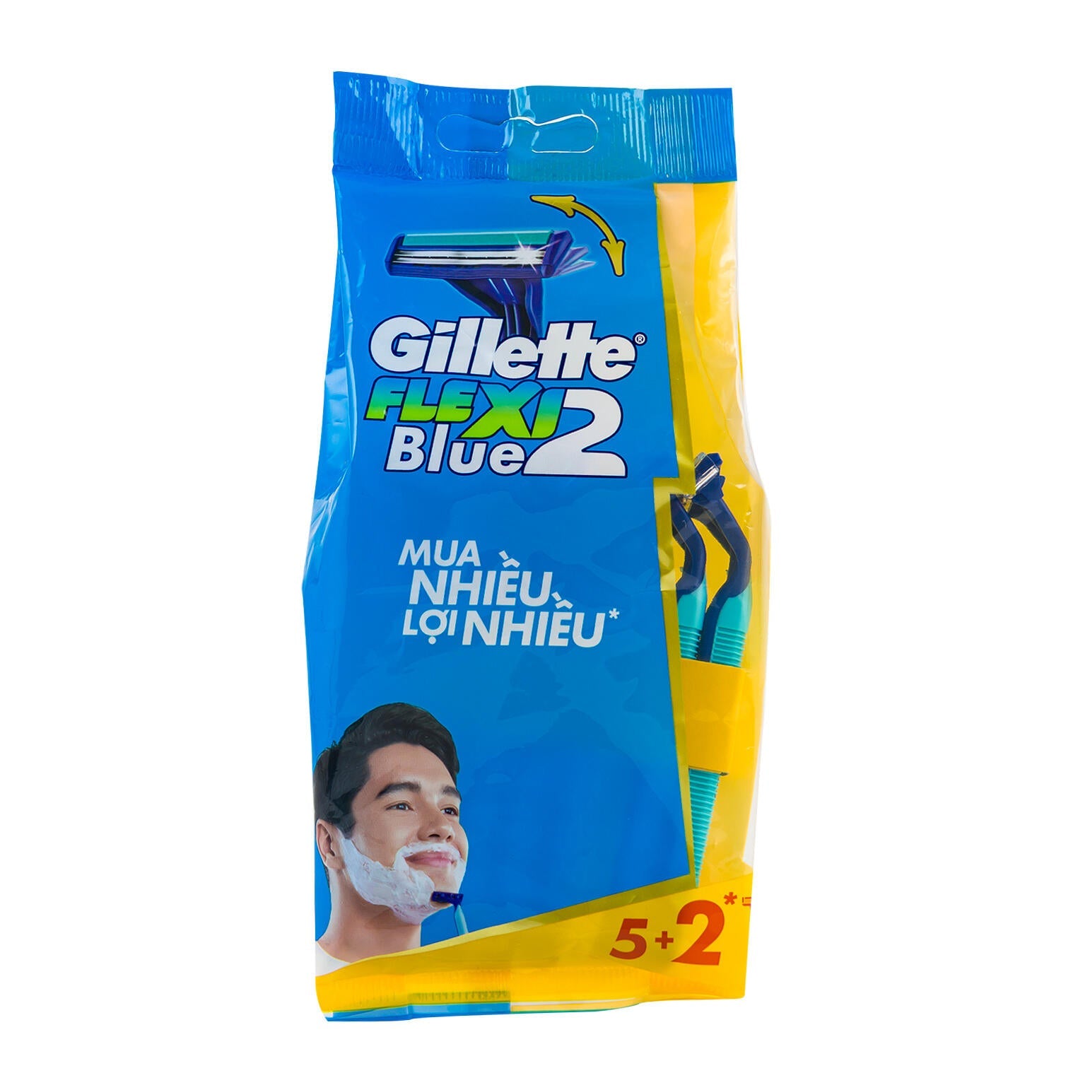 GILLETTE BLUE 2 FLEXI 2ct (SKU #18527)