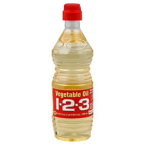 123 VEGETABLE COOKING OIL - 24/16.9oz 00009 (SKU 84001) - Fraterra Home powered by KB Logistics & Distribution LLC