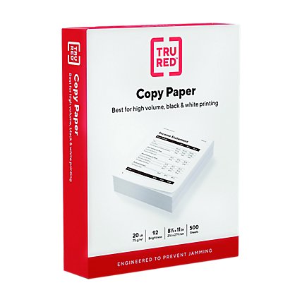 8.5"X11"/500CT X10 WHITE COPY PAPER (SKU #12838)