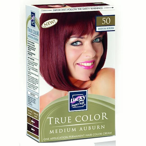 LUCKY HAIR COLOR WOMEN #10268 MED AUBURN #50 (SKU #17577)