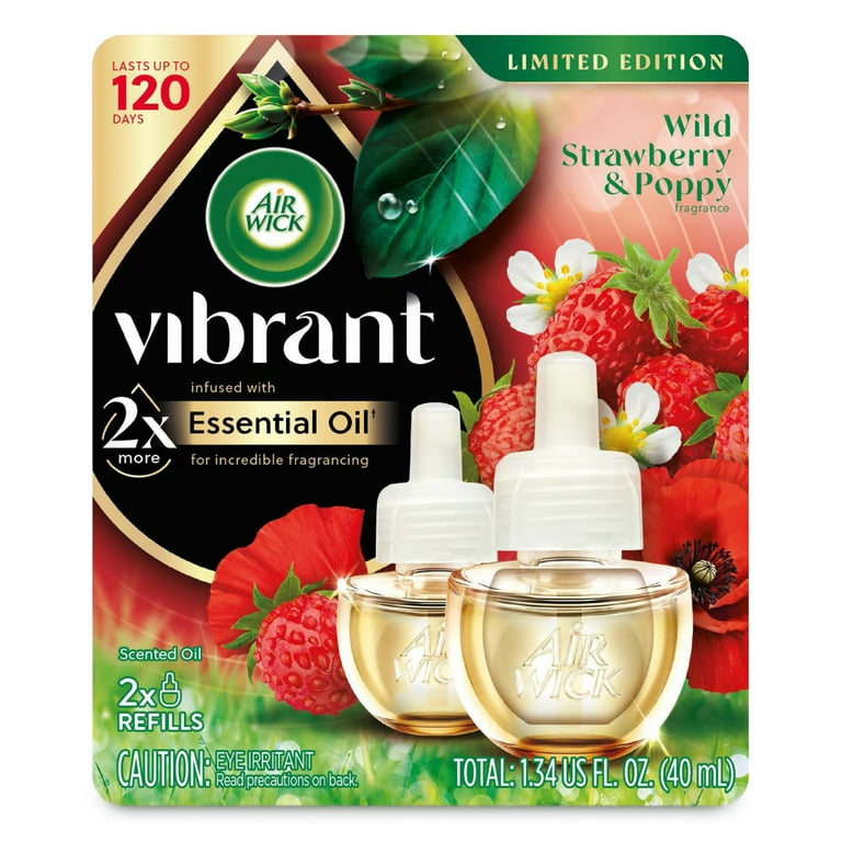 AIR WICK SCENTED OIL REFIL-2PK-STRAWBERRY #01049 (SKU #13646)