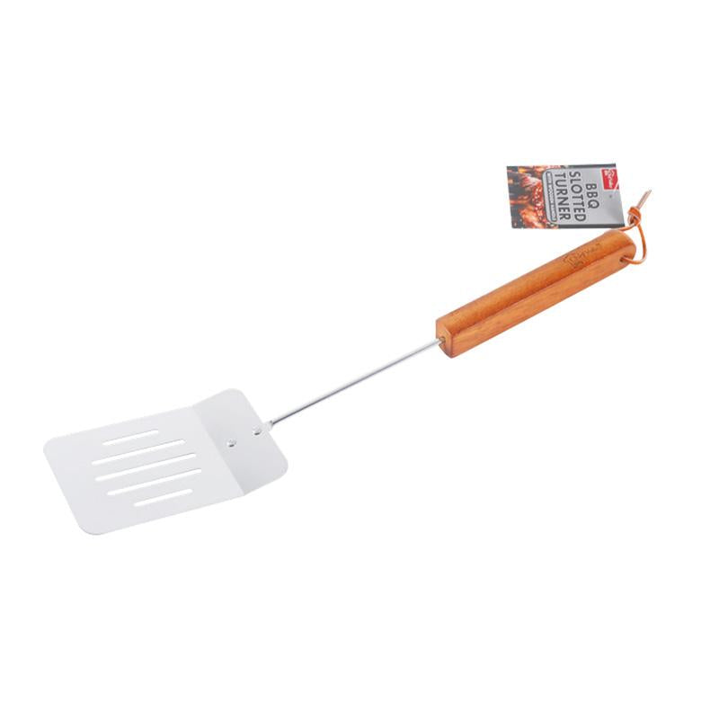 SLOTTED TURNER WITH WOODEN HANDLE CH86732 (SKU #66102)