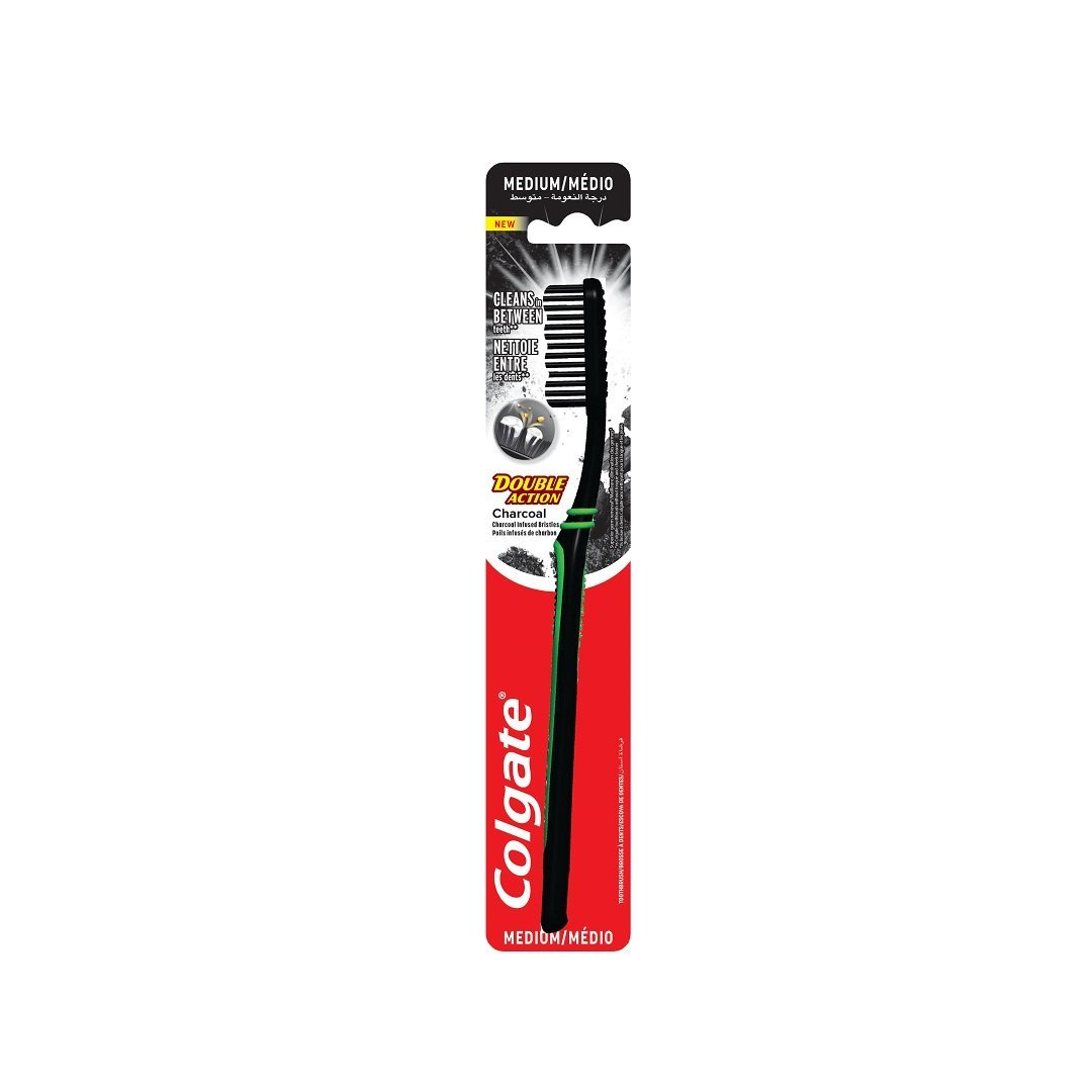 COLGATE TOOTHBRUSH DOUBLE ACTION - BLACK (SKU 63003) - Fraterra Home powered by KB Logistics & Distribution LLC