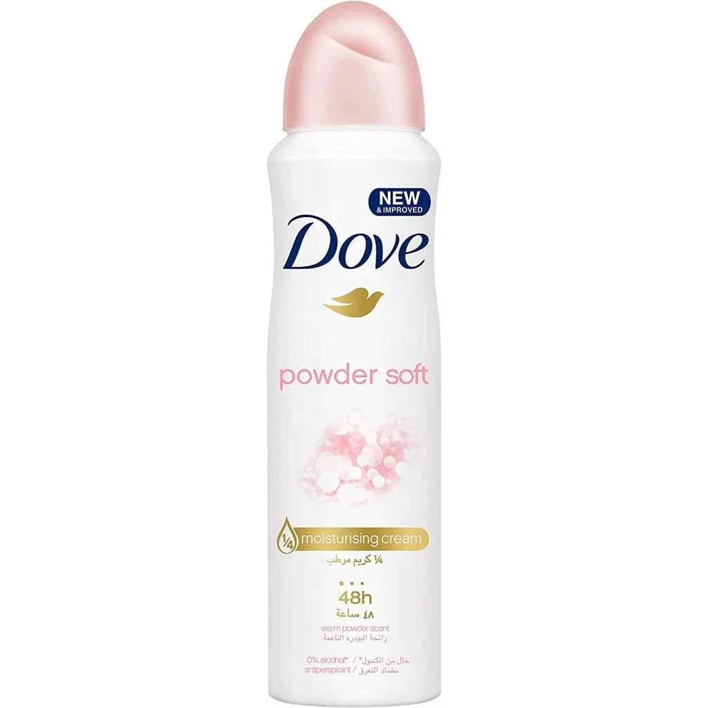 DOVE DEOD.SPRAY- POWDER SOFT 150ml (SKU #60524)