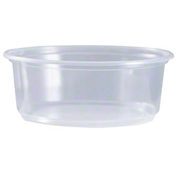 PK8S-C DELI CONTAINER 8OZ ROUND CLEAR (SKU #60321)