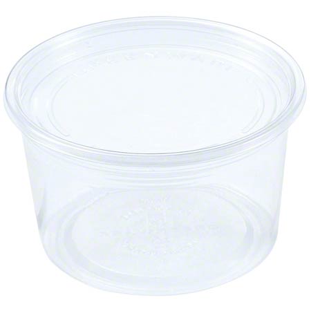 ALUR 16oz ROUND DELI CONTAINER CLEAR APET 500ct (SKU #70691)
