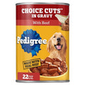 PEDIGREE 22Z DOG-CHOICE CUT W/BEEF (SKU #13289)