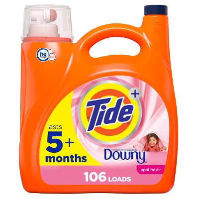 TIDE LIQ DETERGENT-149oz/DOWNY APRIL FRESH(SKU #12922)