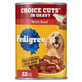 PEDIGREE 22Z DOG-CHOICE CUT W/BEEF (SKU 13289) - Fraterra Home powered by KB Logistics & Distribution LLC