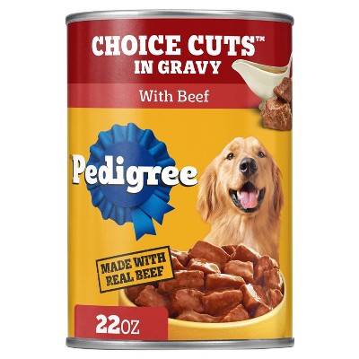 PEDIGREE 22Z DOG-CHOICE CUT W/BEEF (SKU #13289)