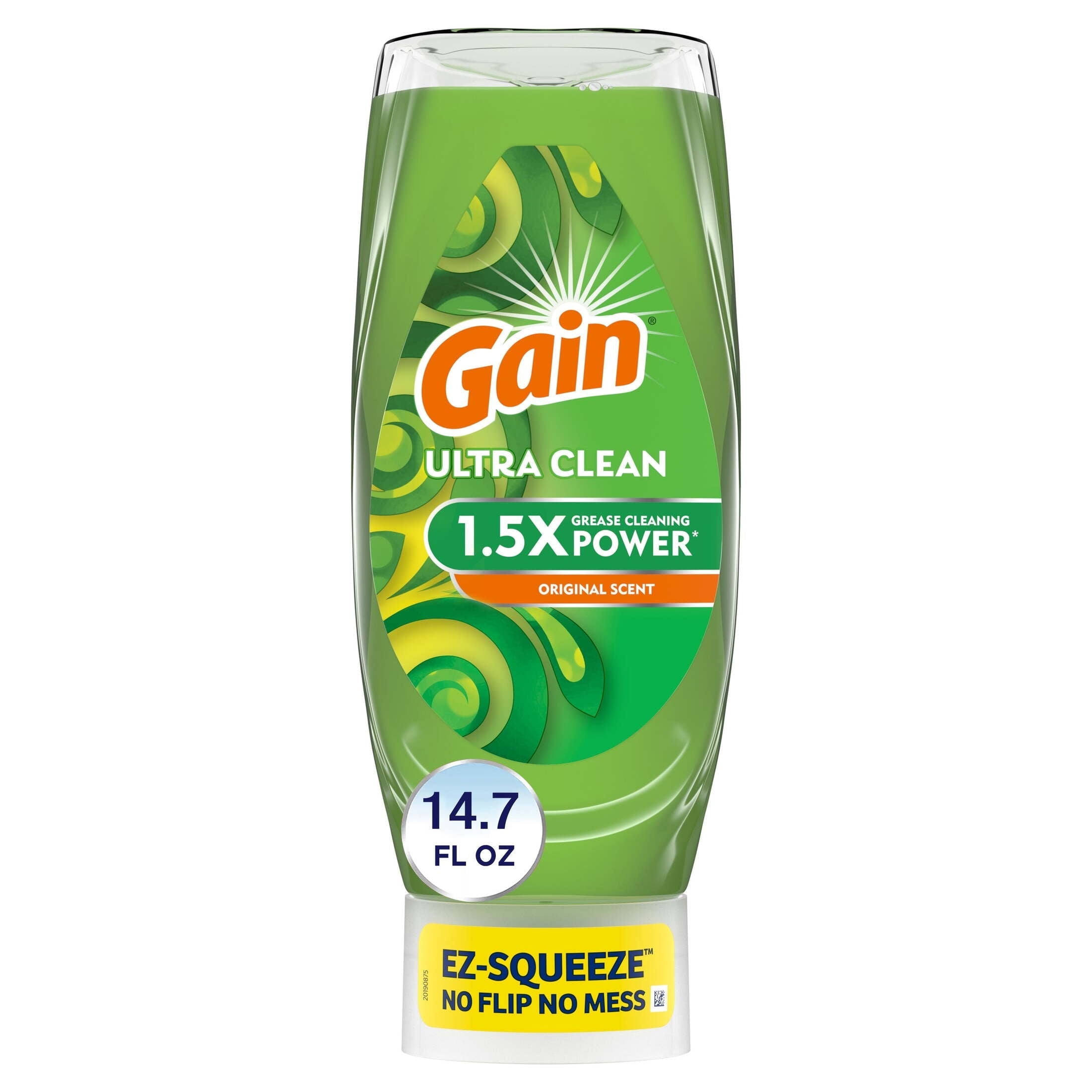 GAIN EZ-SQUEEZE DISH LIQUID 14.7oz ORIGINAL (SKU #14034)