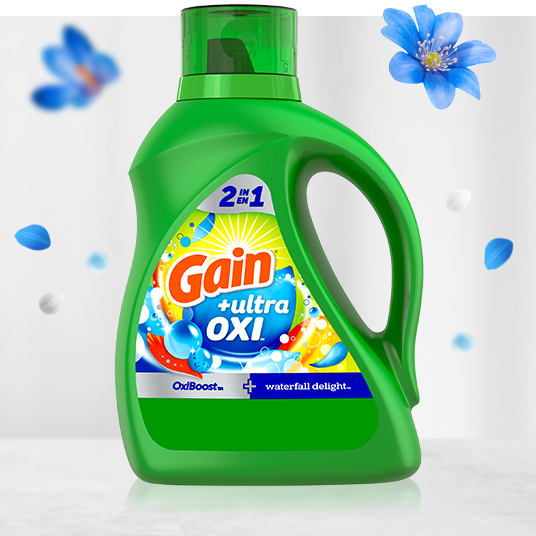 GAIN LIQ.DETERGENT-46oz ULTRA OXI (SKU #10141)