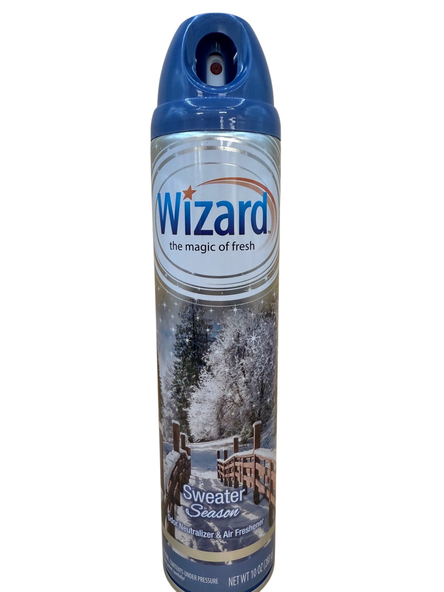 WIZARD 10oz AIR FRESHENER SPRAY-SWEATER SEASON. (SKU #80807)