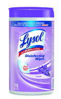 LYSOL WIPES-75ct LAVENDER (SKU #62405)