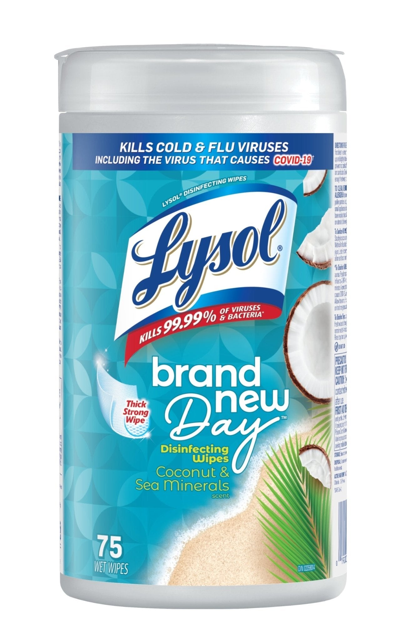 LYSOL WIPES - 75ct COCONUT&SEA (SKU 62402) - Fraterra Home powered by KB Logistics & Distribution LLC