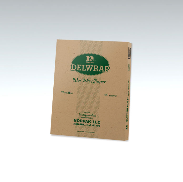 #F1215DEL WRAP WET WAX 12x15 NORPAK 5/10LB (SKU #70754)