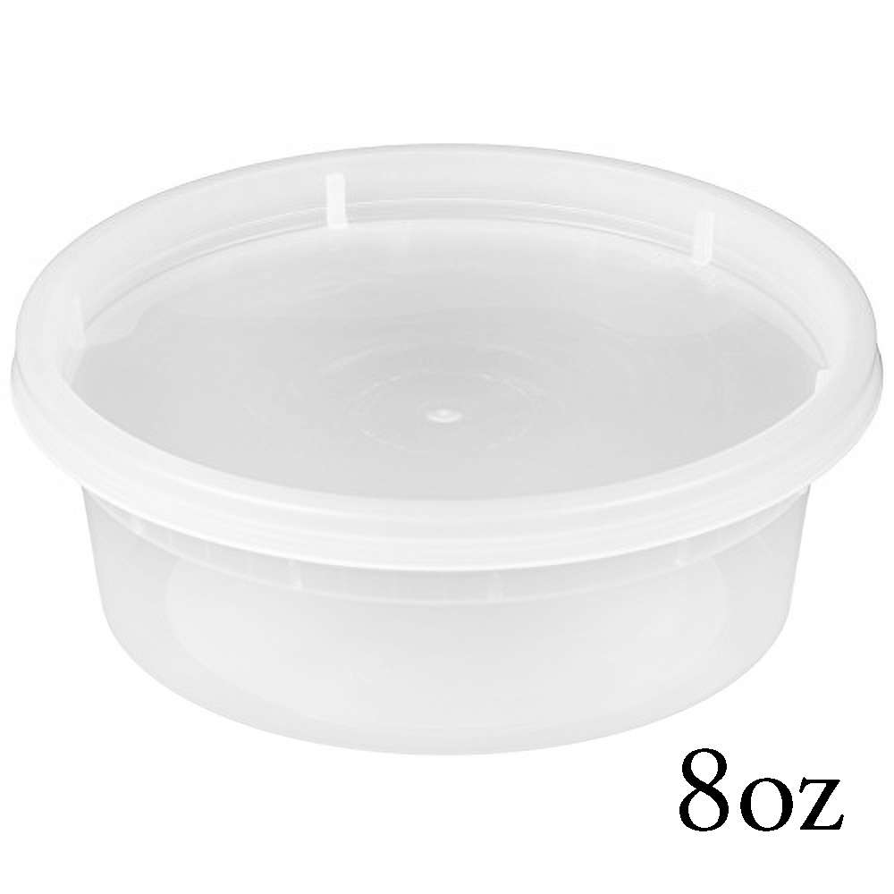 SD H-8P 8oz SOUP CONTAINER COMBO (240ct) (SKU #60307)