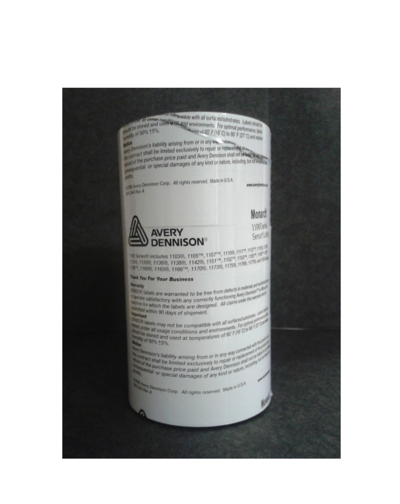 1130 "WHITE" MONARCH GUN TAPE (EA) (SKU #70898)