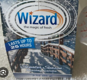 WIZARD SCENTED CANDLE 3oz/SWEATER SEASON (SKU #61013)
