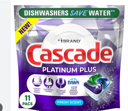CASCADE DISHWASHER PODS FRESH SCENT 11CT (SKU #18242)
