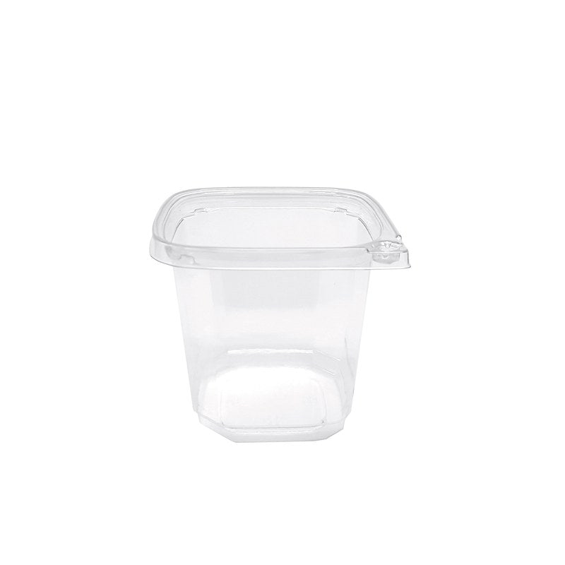#PTTESDC24 CONTAINER DELI SQUARE 24OZ CLEAR TAMPER EVIDENT PET 500CT (SKU #70248)