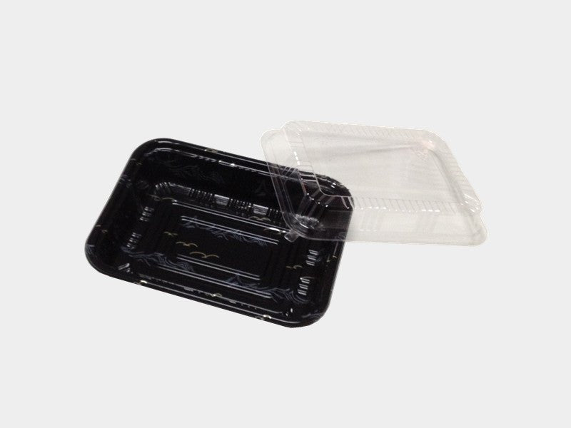 TZ - 807 LUNCH BOX 6 1/2 x 5 x 1 3/8 (550 SET) (SKU 70160) - Fraterra Home powered by KB Logistics & Distribution LLC