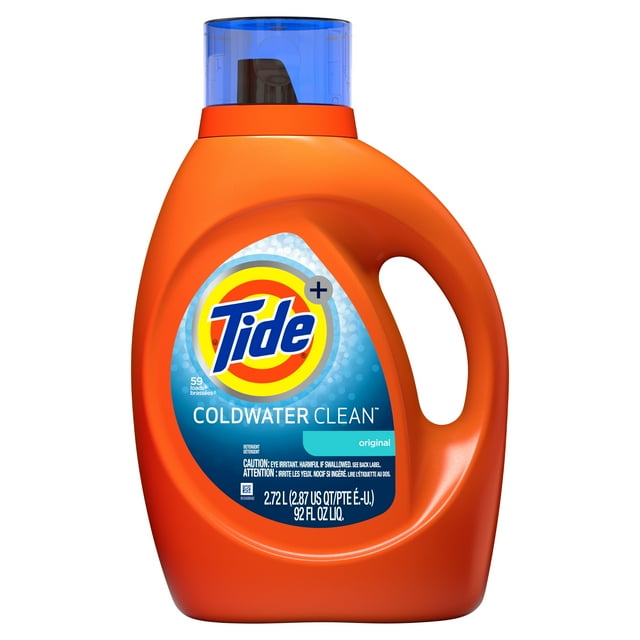 TIDE LIQ.DETERGENT-92oz/COLD WATER/PK4.(SKU #12789)