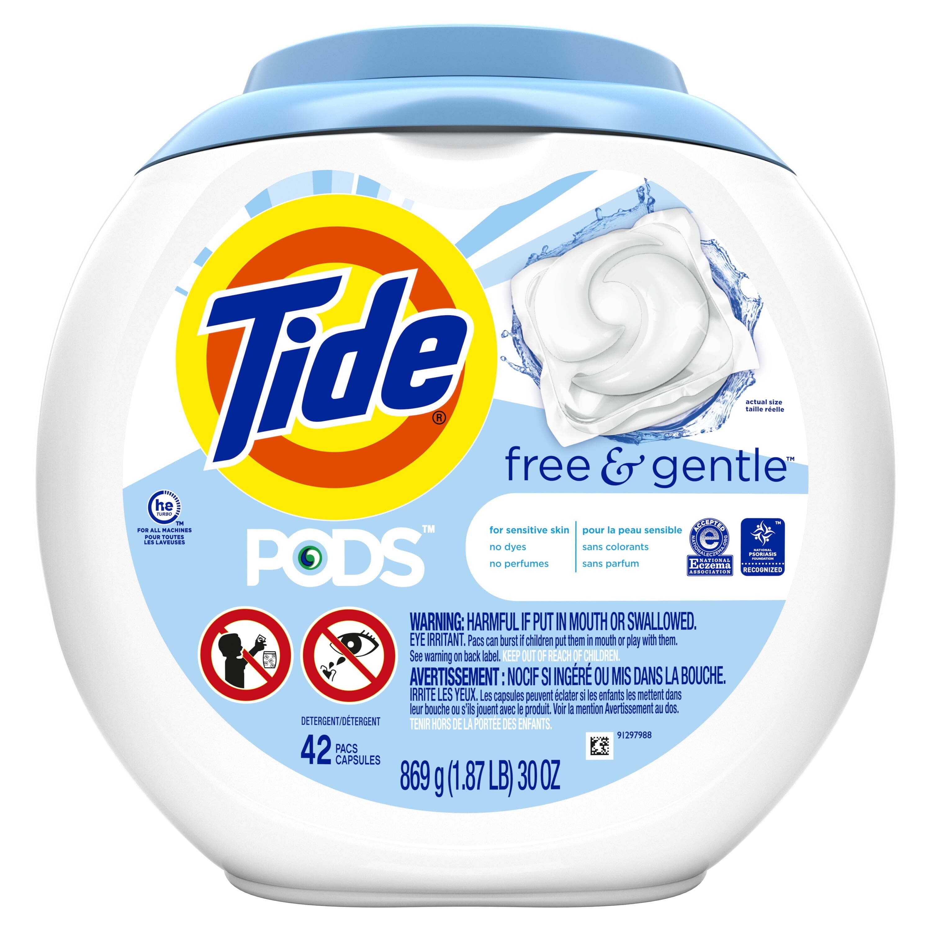 TIDE PODS 42CT FREE&GENTLE(SKU #80193)