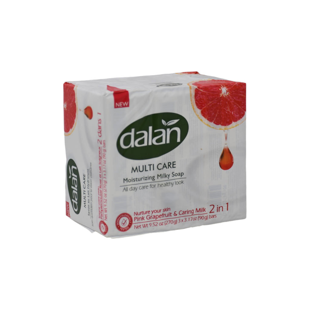 DALAN BAR SOAP 3pk-PINK GRAPEFRUIT&MILK (SKU #10748)
