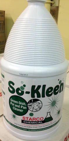 SOLAR MANUAL POT & PAN DISH DETERGENT 128oz (SKU #70707)