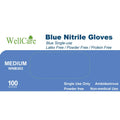 BLUE NITRILE GLOVE MEDIUM 3mil 100ct (SKU #60403)