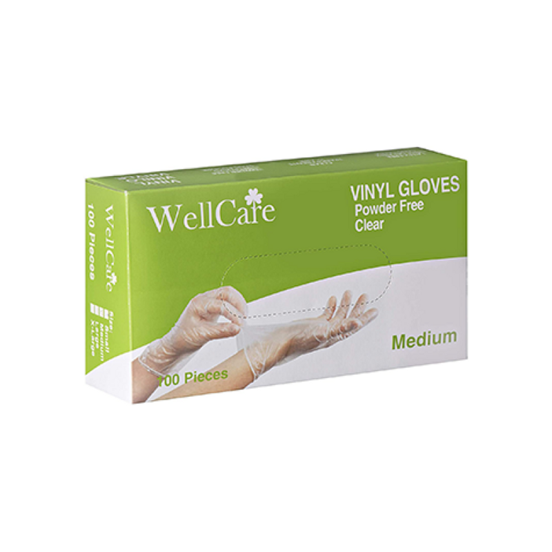 100CT VINYL GLOVES-MEDIUM (SKU #10070)
