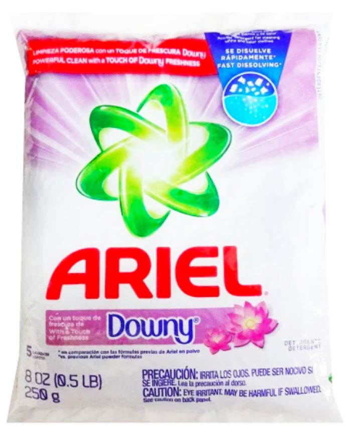 ARIEL POW DETERGENT W/DOWNY 250G (USA) PK48 (SKU #19676)