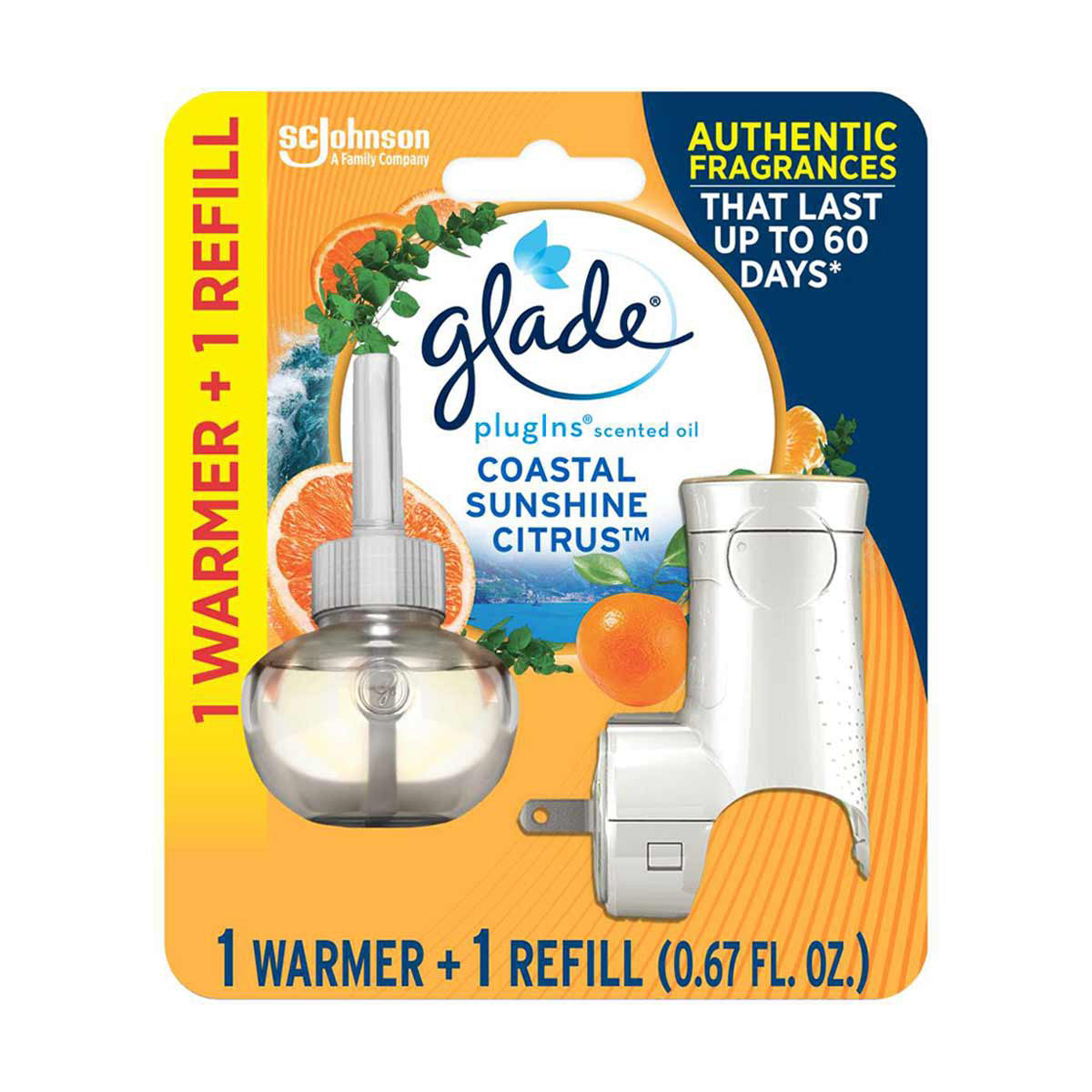 GLADE PLUG-IN/ SUNSHINE CITRUS 5PK  #03696 (SKU #80234)