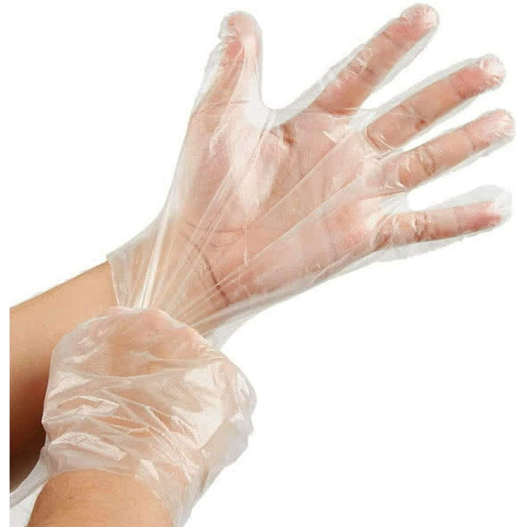 500ct POLY GLOVE LARGE (EA) (SKU #70971)