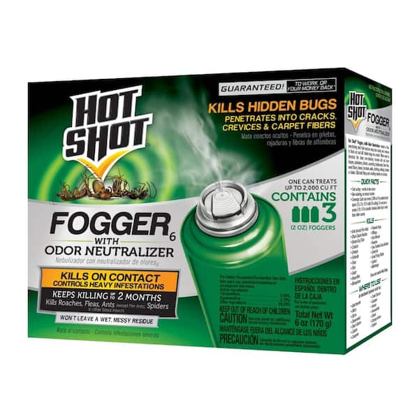 HOT SHOT FOGGER 2oz 3PK W/ODOR NEUTRALIZER (SKU #13383)
