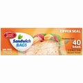 HOME #6073 SANDWICH ZIPPER 40CT (SKU #11921)
