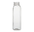 #PET12WH-32.5 BOTTLE SQUARE JUICE 12OZ SCREW CAP CLEAR PET WH 7.05 TALL 228CT (SKU #70331)