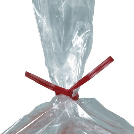 4" TWIST TIE (RED) (2000CT) (SKU #70465)